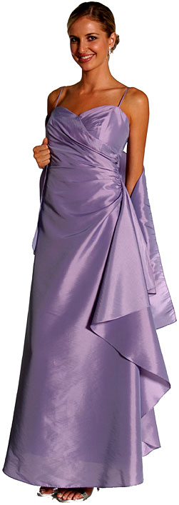 Spaghetti Strapped & Rouched Formal Dress Item# 13640