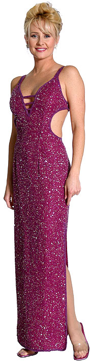 Sequin Beaded Gown