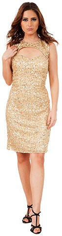 Keyhole Front & Back Short Sequined Plus Size Prom Plus Size Prom Dress. 10202.