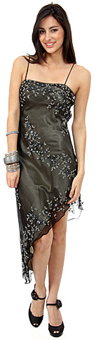Asymmetric Beaded Prom/Prom Dress. 1059.