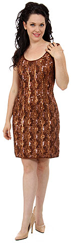 #10864. Short Beaded Formal Dress.