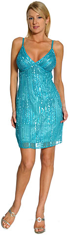 Glitter Short Cocktail Dress