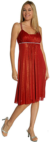 #11103. Double Spaghetti Princess Cut Party Dress.