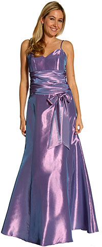 A-line Ribbon Bow Formal Dress