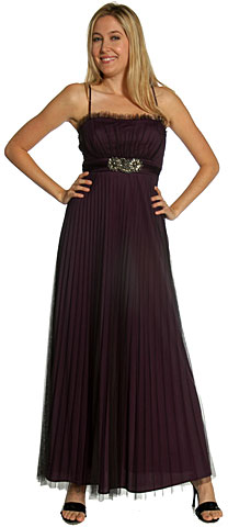 #11111. Empire Cut English Net Formal Dress.