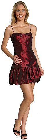 Party Dresses item 11130. Spaghetti Strap Fitted Bubble Dress.