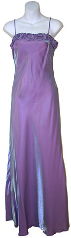 #13122. Full Length Victorian Style Prom Dress.