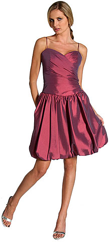 #13636. Bubble Short Homecoming Dress.