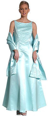 #17274. Multiple Crossed Bead Prom Gown.