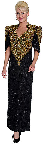 #2832. Sweetheart Full Length Beaded Gown.