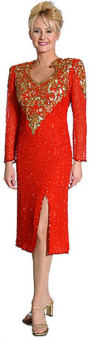 #7685. Heart Front Hand Beaded Short Dress.