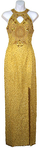 #8106. Round Halter Neck Cocktail Dress.