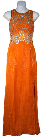 #8698. Sequin Beaded Formal Cocktail Dress.