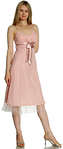 Spaghetti Strapped Short Bridesmaid Bridesmaid Dress. c27787.