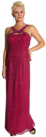 #d1007. Bustier Back Fully Beaded Formal Gown.