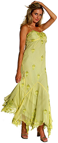 #d1027. Asymmetric Full Length Formal Dress.