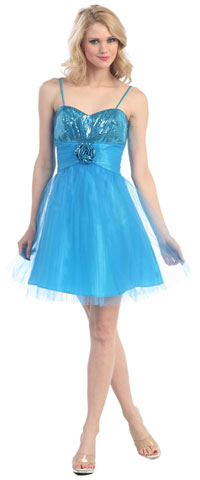 Short Prom Dress with Sparkling Bustline. g3765.
