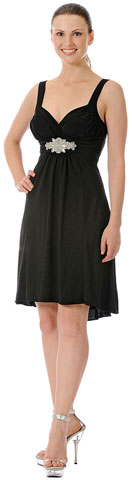 Ruched Overlap Bust Short Formal Party Dress. p7723.