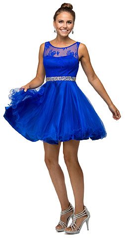 Illusion Sweetheart Neck Short Tulle Homecoming Party Dress