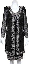 Two Piece Formal Evening Dress Set