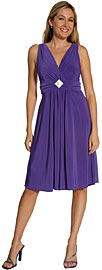 Cocktail Dress with Silver Accent