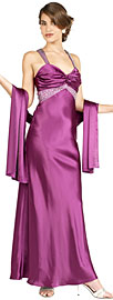 Bejeweled Halter Neck Formal Evening Dress