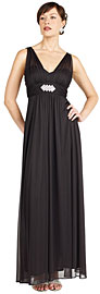 Empire Cut Shirred Halter Neck Dress #11157