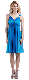 Short Party Dress with Twisted Bodice