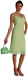 Sequin Short Cocktail Dress with a bow at back