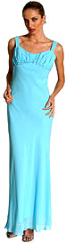 Empire Full Length Beaded Evening Dress