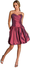 Bubble Short Homecoming Dress