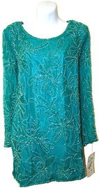 #2890. Sequin Beaded Blouse.
