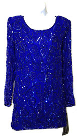 Short Sequined Blouse