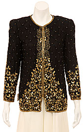 plus size beaded jacket