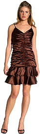 Cocktail Dresses item 36206. Short Shirred Cocktail Dress. Short shirred cocktail dress; Slightly stretchable.