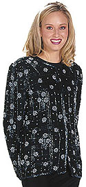 #3678. Miniature Floral Bead Jacket.