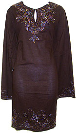 #396. Long Sleeve Beaded Embroidered Top .