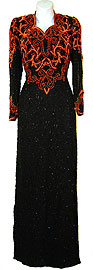 Regal Full Sleeve Formal Mother of the Bride Dress