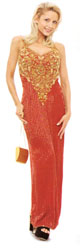 Hand Beaded Sequin Formal Dress