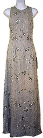 Floral Bead Sleeveless Dress