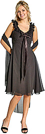 Ruffled Short Cocktail Prom Dress