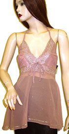 #fc31. Halter and Empire Cut Top with Silver Beadwork.