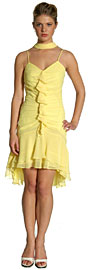 Cocktail Dresses item p226. Spaghetti Strapped Ruffled Short Cocktail Dress. Spaghetti strapped ruffled short dress.