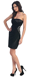 Wrap Around Shirred Pencil Skirt Party Dress
