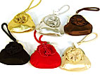 Evening Bags item wf6733b. Satin Evening Bag. Satin Evening Bag with Metal Frame. Measurements: 7 x 6 x 2.5 inches. Perfect for Prom.