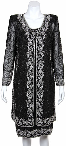 Two Piece Formal Evening Dress Set