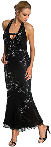 Halter Neck Low Back Prom Dress . 1069.