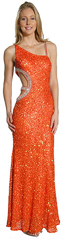 Single Shoulder Beaded Cocktail Dress. 1090.