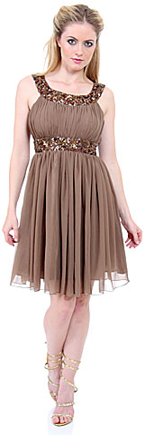 Short Sequin Beaded Prom Dress. 1135s.