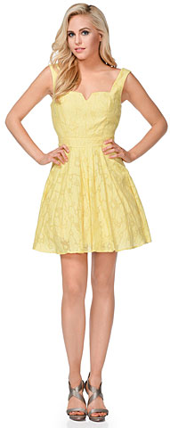 Broad Straps Fit & Flare Short Bridesmaid Party Dress